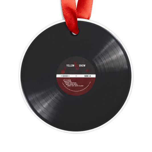 Volume 1, - Acrylic Christmas Ornament with Ribbon