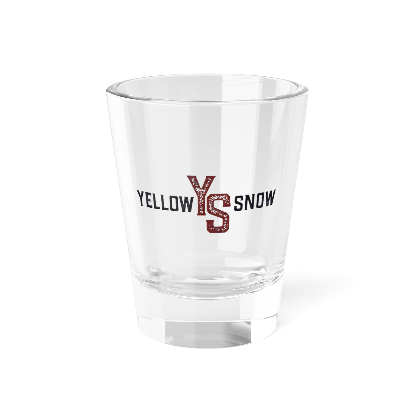 Yellow Snow Shot Glass