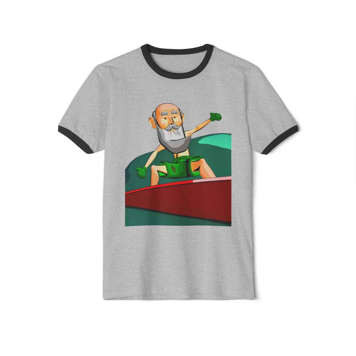 “Surfin’ Santa” Ringer Tee